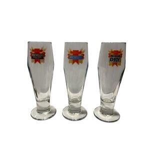 Michelob pilsner glasses Michelob Classic Dark, Michelob & Michelob Dry set of 3